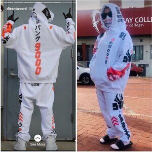 Rare Die Antwoord Merch Limited Ed Boost 9000 Fleece Zef Hoodie Size M Unisex